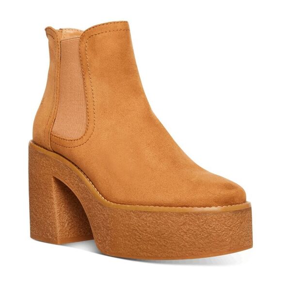 Cool Planet by Steve Madden Women's Lily Platform Booties - Dark Tan 9.5M - Picture 7 of 8